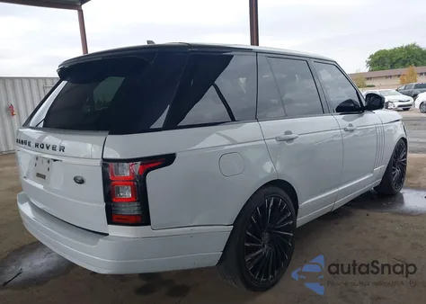 2016 Land Rover Range Rover 3.0L V6 Supercharged z USA, uszkodzony, nr VIN SALGR2PF6GA314145